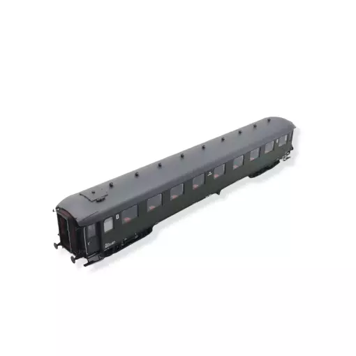 A7545 green passenger coach with grey roof EXACT-TRAIN 10026 - NS - HO 1/87 - EP III