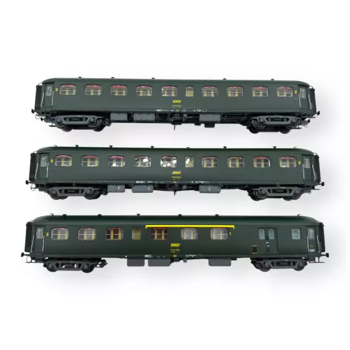 Coffret de 3 voitures rapide Nord - LS Models 40193 - HO 1/87 - SNCF - Ep IV - 2R