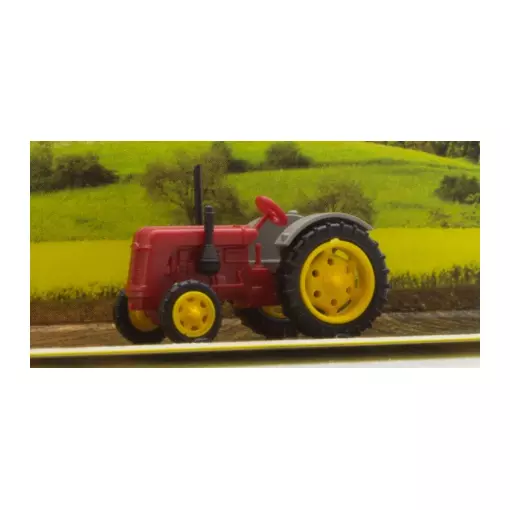 Famulus" tractor in red and grey Busch livery 211006711 - N: 1/160 - EP V