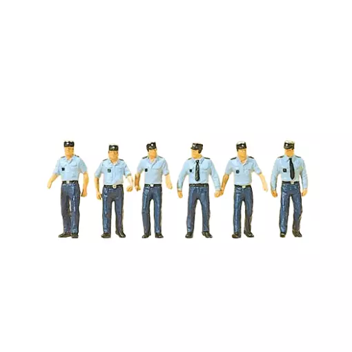 French Policemen in Uniform - PREISER 10341 - HO : 1/87
