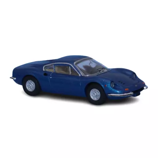 Ferrari Dino 246 GT, blu metallizzato, 1969 - PCX87 0634 - HO 1/87