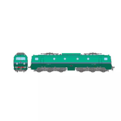 Locomotive électrique CC 7107 - DCC SON - REE Modèles MB193S - HO - SNCF - EP III - IV