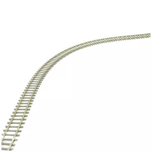 Rotaia flessibile F4 - Traversine in cemento - 920 mm - ROCO 42401 - HO 1/87 - Codice 83