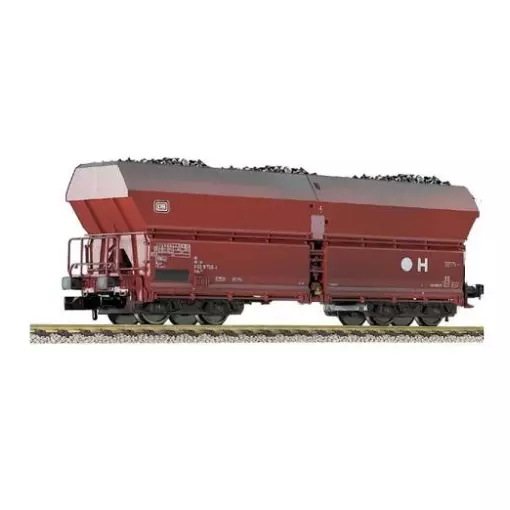 Vagón de carga de carbón con remolque autodescargable entregado en marrón