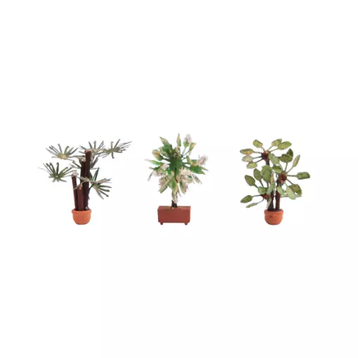 3 mediterrane Pflanzen NOCH 14023 - HO 1/87