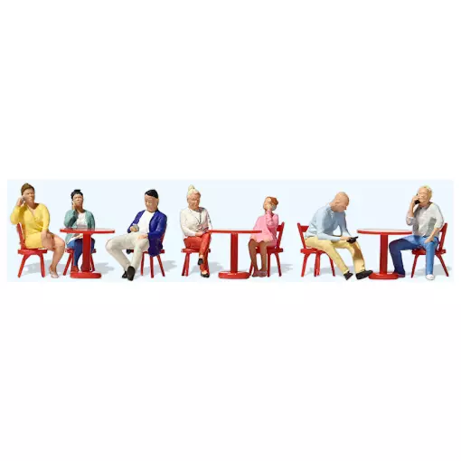 Café WIFI - Preiser 10807 - HO 1/87