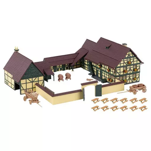 Wine estate with private tavern Faller 232188 "Hobby" range - N : 1/160 - EP III