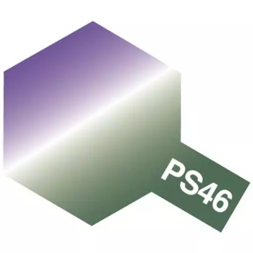 PS-46 Violet/Vert Iridescent – Effet Caméléon pour Carrosseries Lexan - TAMIYA 86046 - 100ML