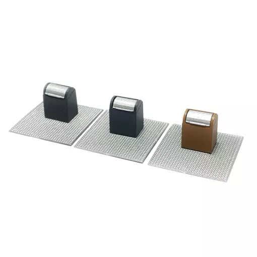 Conteneurs de recyclage souterrains - 87TRAIN 221035 - HO 1/87