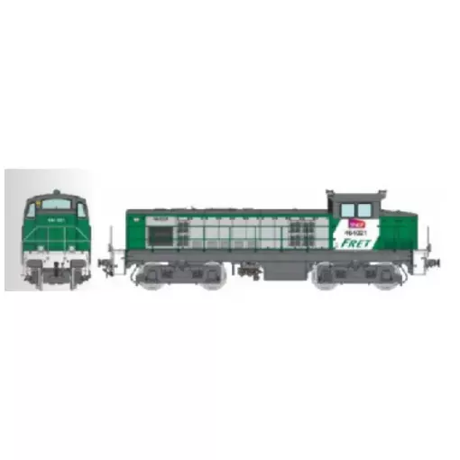Locomotive diesel BB 64021 FRET - REE JM022S - SNCF - HO 1/87 - EP VI - 2R - DCC SON