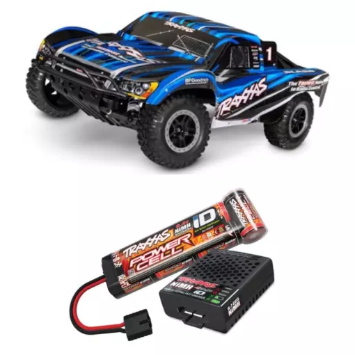 Slash 2wd XL-5 RTR Clipless + accus, chargeur - Traxxas 58234-8-BLUE - 1/10