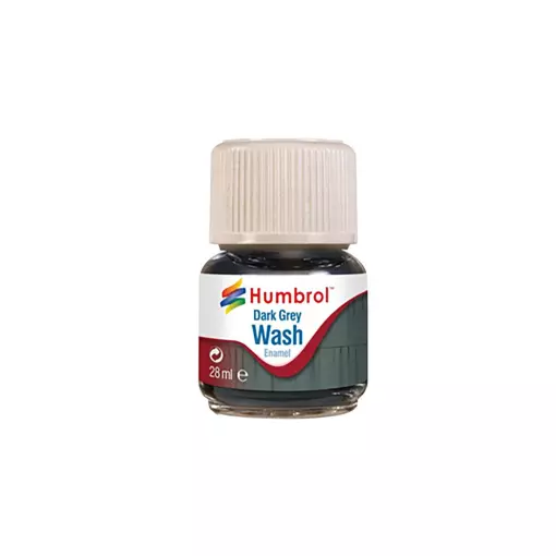 Enamel Wash Gris Foncé - Humbrol HUAV0204 - 28 ML