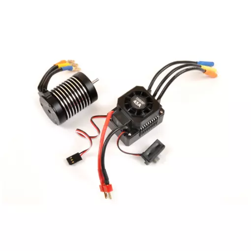 Combo Moteur Brushless & Variateur, T2M T4900631, 1/10