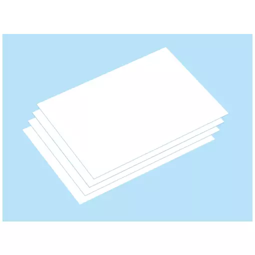 4 papiers 0,05 mm format B4 - Tamiya 69948