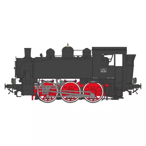 Steam locomotive 030 TU 831.004 REE Model MB042BIS - HO : 1/87 - FS - EP II