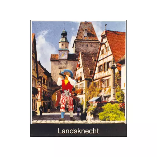 Landsknecht avec flûte - Preiser 99507 - HO 1/87