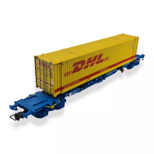 Containertragwagen "DHL" Electrotren HE6069 - HO 1:87 - EP V