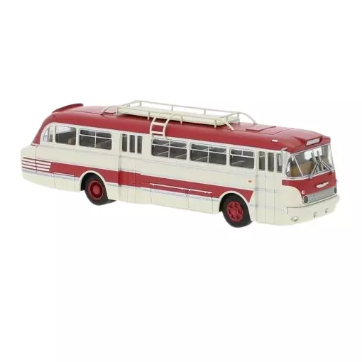 Autobús Ikarus 1968 Blanc / Rouge BREKINA 56563 - HO 1/87/87