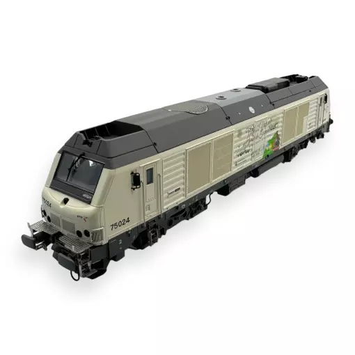 Locomotive Diesel BB 75024 - OS.KAR 7504 - HO 1/87 - SNCF - EP VI - Analogique
