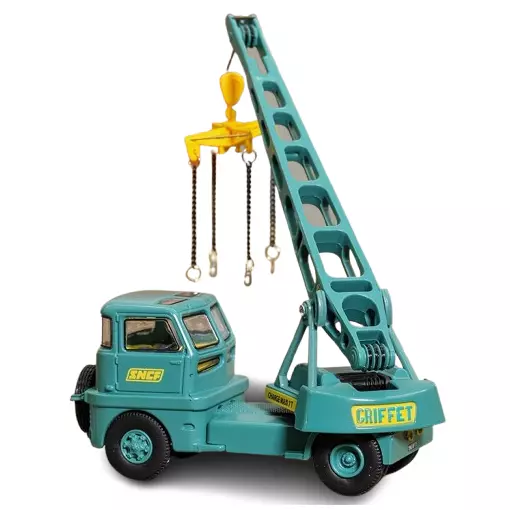 Grue Griffet M2 - SNCF logo encadré bandes jaune - ROUTE87 RO1034 - HO 1/87