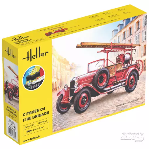 STARTER KIT Citroen C4 Fire Brigade - Heller 56733 - 1/24 