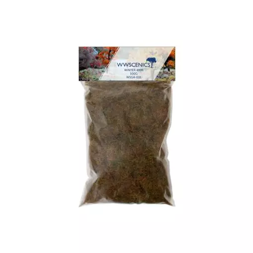 Fibres herbe d'hiver - WWScenics WSG4-031 - 4 mm - 100 g