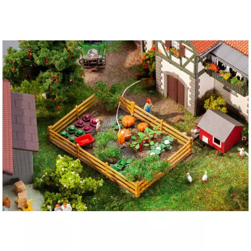 Fruits & légumes pour jardin potager - Faller 181277 - HO 1/87