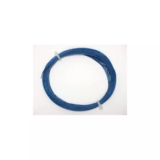 Cable flexible de 0,5 mm, 10 metros de longitud - azul