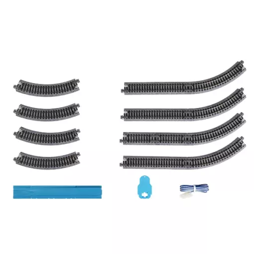 Pack de rails courbes unitrack ( CV1 ) - Kato K20-890 - N 1/160 - 2R