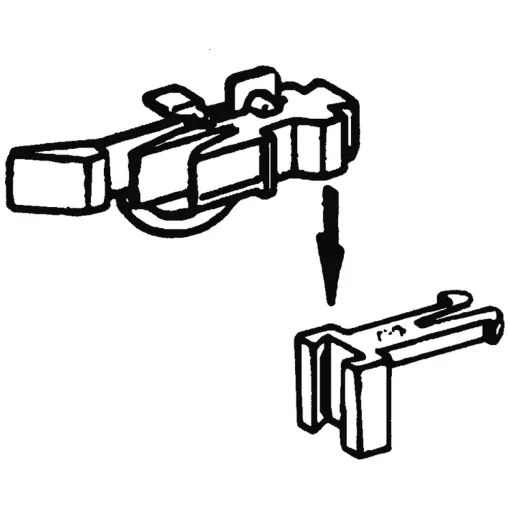 2 Short hitch heads with pre-fixing, adjustable height