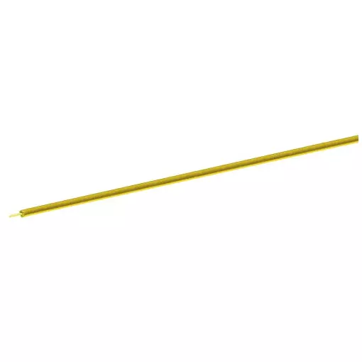 Bobine de Fil - 10 Mètres - Jaune - Section 0.7mm² - ROCO 10634 - Universelle 