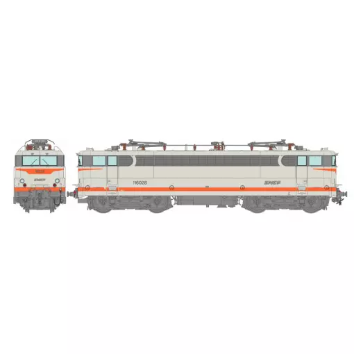 BB 16028 elektrische locomotief - Analoog - REE Models MB207 - HO - SNCF - EP V