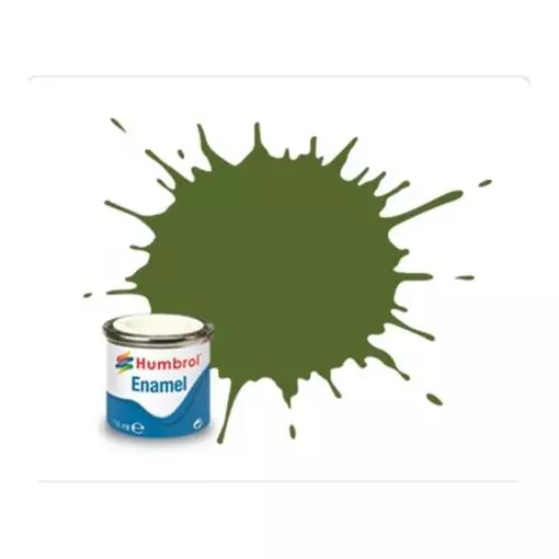 Peinture cellulosique couleur Vert Pont Mat N°88 - Humbrol AA0970 - 14 mL