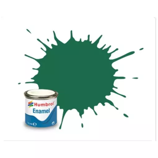 Cellulosic paint Dark Green Matt N°30 - Humbrol AA0326 - 14 mL