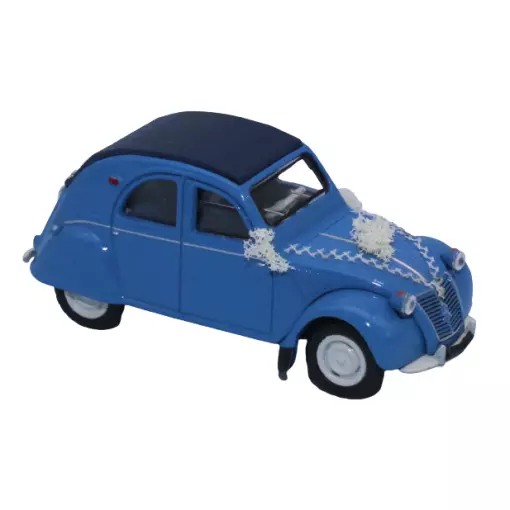 Fahrzeug Citroën 2CV AZLP 1958 "Voiture des mariées" SAI 6025 - HO 1/87 - EP III