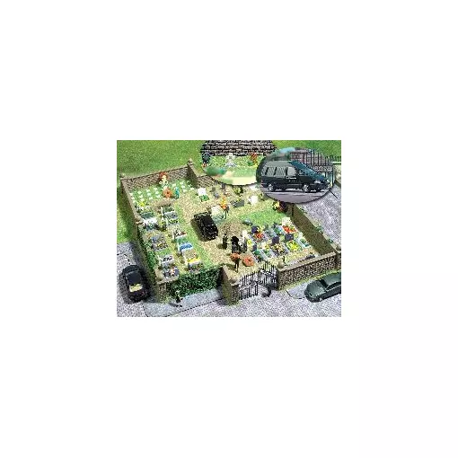 Friedhof BUSCH 6049 - HO 1/87