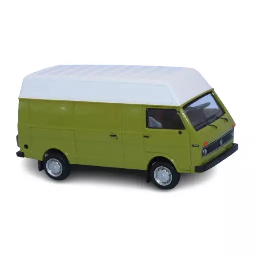 VW LT 35, vert/blanc, 1975 - Brekina 34955 - HO 1/87