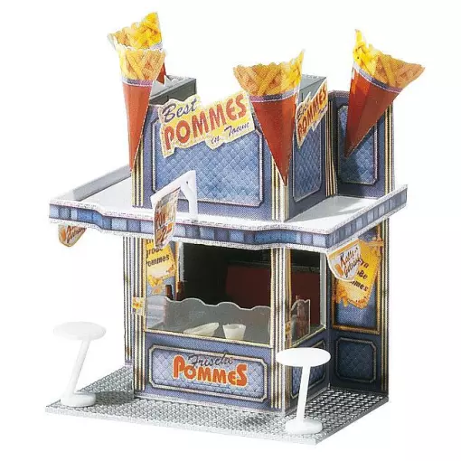 Stand forain Pommes frites XXL HO 1/87