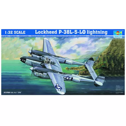 Avion de combat - Lockheed P-38L Foudre - Trumpeter 02227 - 1/32