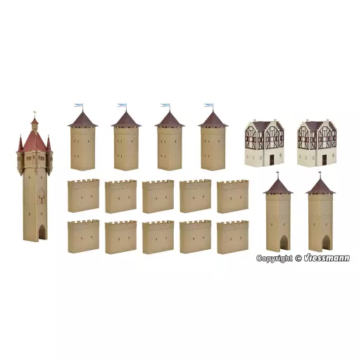 Castillo medieval VOLLMER 49910 - HO 1/87