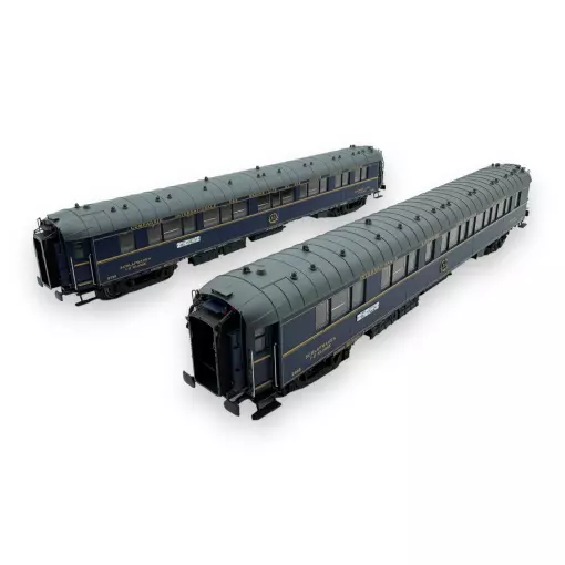 Set de voitures voyageurs Nord Express - Models World 1001.1 - HO 1/87 - SNCF - EP II