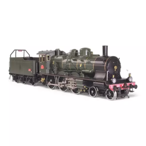 Locomotive à vapeur 1-230 B N°827 - Fulgurex 2280/6S - HO 1/87 - SNCF - Ep III - 2R