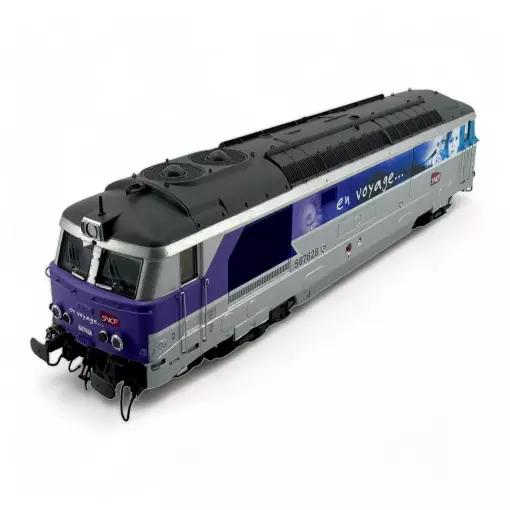 Locomotive Diesel BB67628 EN VOYAGE "Nevers" - REE MODELES MB169SAC - HO 1/87
