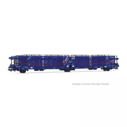 Wagon porte-autos "Mega Car Carrier" - Jouef HJ6316 - Privée - HO 1/87 - EP. VI - 2R