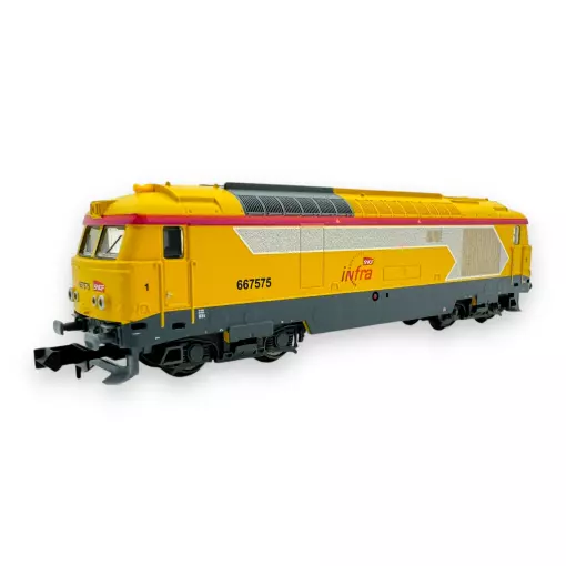Diesellokomotive BB 67400 "infra" - MiniTrix 16707 - N 1/160 - SNCF - EP VI - 2R - DCC Son