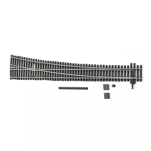 Aiguillage à droite 388 mm 6.34° - Tillig Bahn 85346 - HO