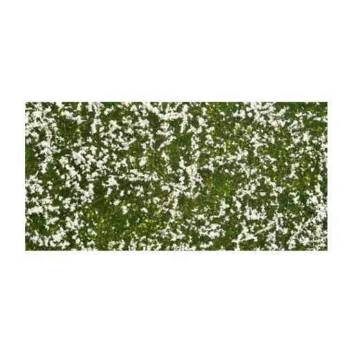 Blatt/Teppich 120 x 180 mm Weiße Wiese NOCH 07256 - HO 1/87 - Detailliert