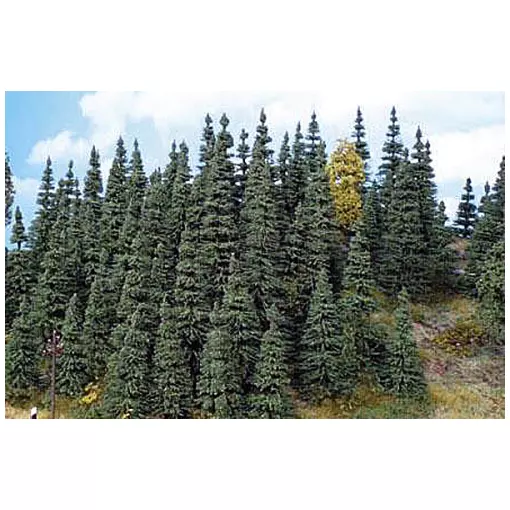 Pack of 30 Christmas trees 7-14 cm