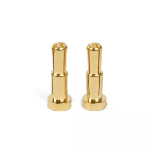 Pack de 2 Connecteurs 5mm - Or - T2M 422639 - Universelle 