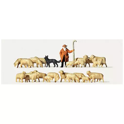 Kavel "Herder met hond en schapen" Merten 0272583 - N 1/160